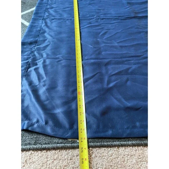 Sun Zero Navy Blue Blackout Grommet Curtain Panel - 54" x 84" Polyester - Picture 3 of 5